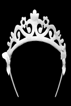 CORONA PRINCIPESSA BIANCA